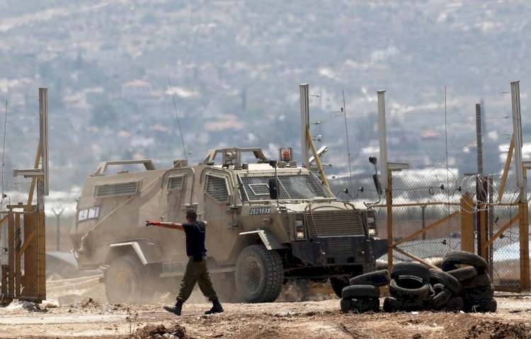 انسحاب قوات الجيش الإسرائيلي من مخيم بلاطة في الضفة