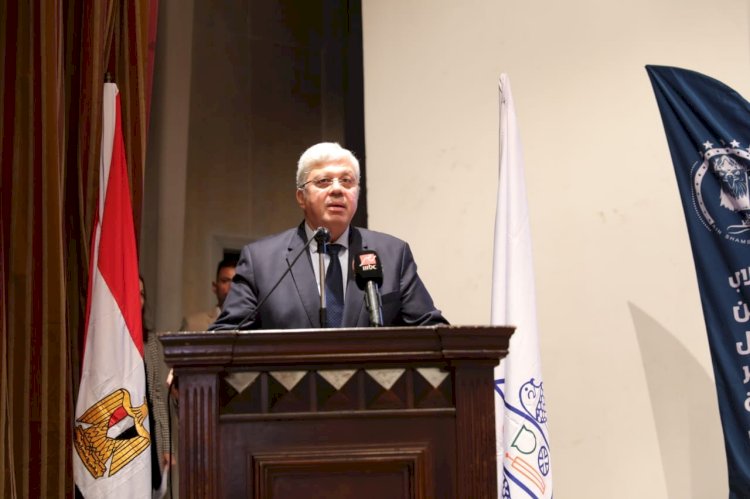 وزير التعليم العالي ورئيس جامعة عين شمس يفتتحان ندوة "تحديات الأمن القومي المصري"