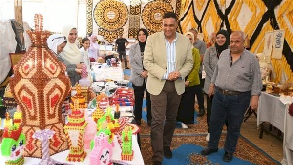 افتتاح معرض الدقهلية الرابع لمبادرة أيادي مصر لتسويق المنتجات اليدوية والتراثية