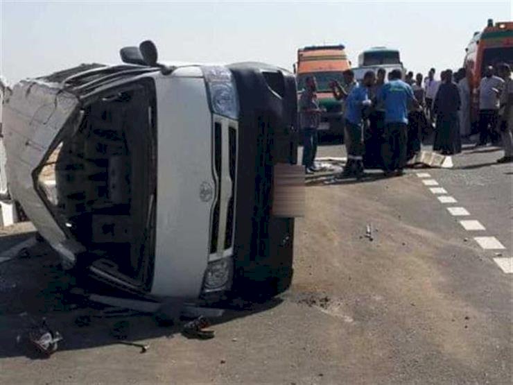 12 مصاباً في حادث على طريق بورسعيد دمياط