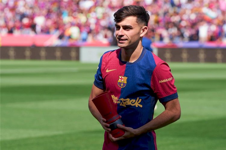 أول تعليق من بيدري بعد فوز برشلونة ببطولة الدوري الإسباني