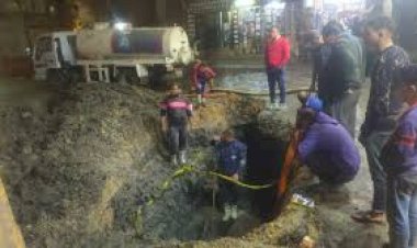 محافظ كفر الشيخ: الانتهاء من صيانة خط الطرد الرئيسى بقطر 350 مم بمساكن الصفا