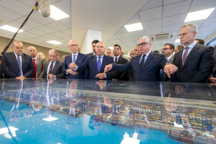 ميناء السخنة أكبر ميناء من صنع الإنسان في العالم بعد اكتمال تطويره بـعمق 19 مترًا