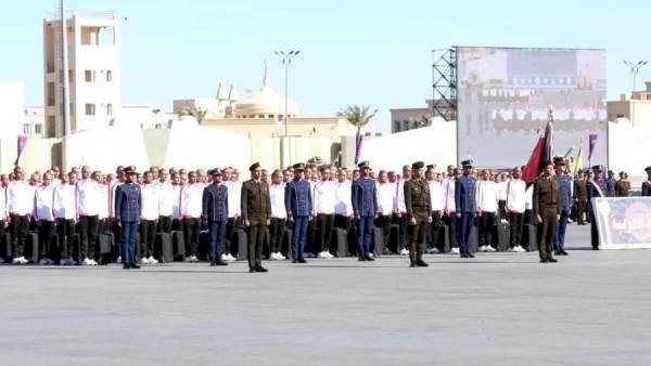الأكاديمية العسكرية تنظم مراسم إستقبال الطلبة الجدد المقبولين بالأكاديمية والكليات العسكرية