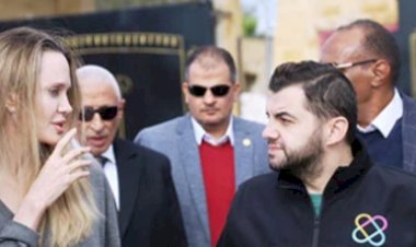 أنجلينا جولى تزور مستشفى العريش وتلتقى المصابين من غزة