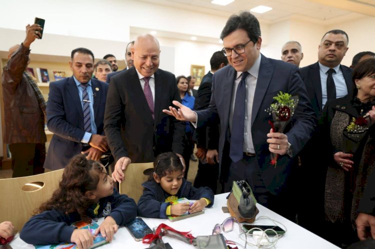 وزير الثقافة ومحافظ القاهرة يفتتحان مكتبة “نون السحّار 2” بزهراء المعادي