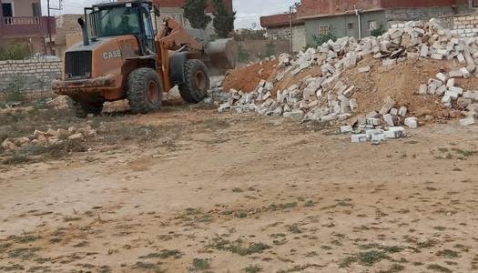 إزالة تعديات على الأراضى الزراعية وأملاك الدولة بمحافظة الدقهلية