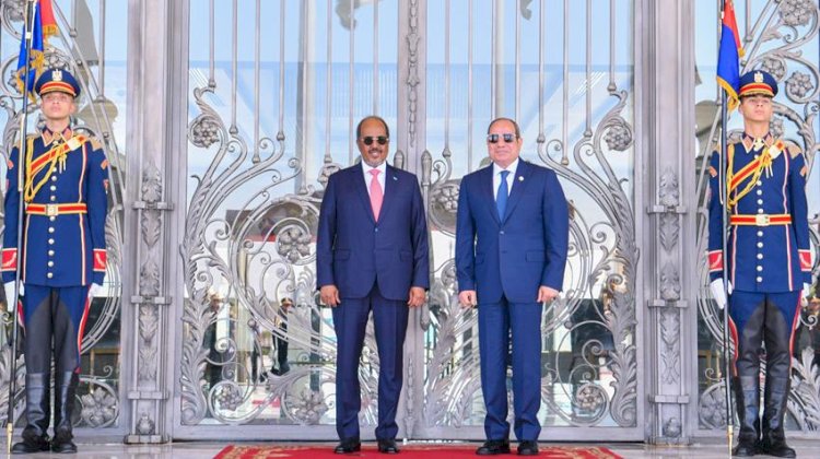 الرئيس السيسي يستقبل رئيس جمهورية الصومال اليوم