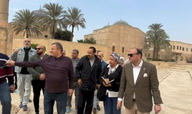 الأمين العام للمجلس الأعلى للآثار يتفقد مشروعات الترميم بقلعة صلاح الدين الأيوبي بالقاهرة