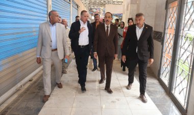محافظ سوهاج يتفقد سوق السمك الجديد وسوق ناصر الحضري وتطوير بوابة المدخل الغربي