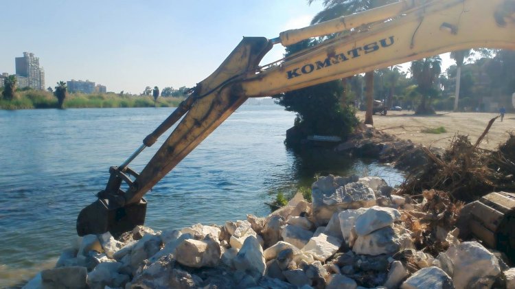 إزالة 470 تعديًا على نهر النيل وفرع فرع رشيد ضمن «المشروع القومي لضبط النيل»