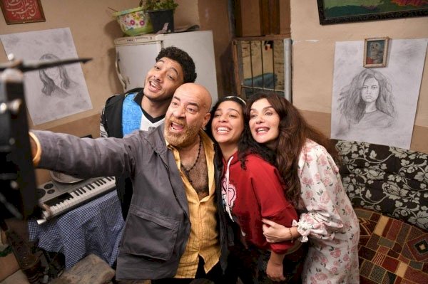كواليس فيلم فاميلي بيزنس بطولة محمد سعد وغادة عادل