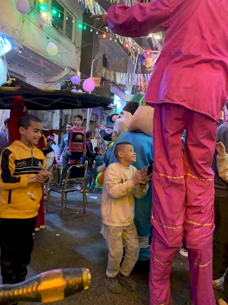 حفل إفطار لأهالى شارع ذوالفقار بساحل روض الفرج