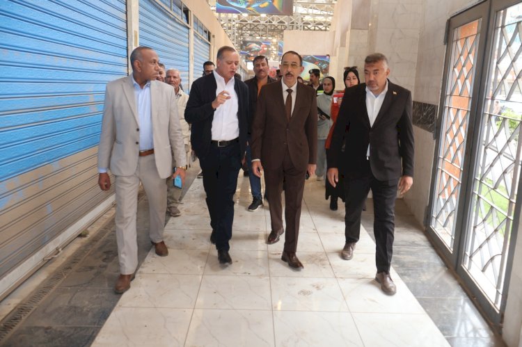 محافظ سوهاج يتفقد سوق السمك الجديد وسوق ناصر الحضري وتطوير بوابة المدخل الغربي