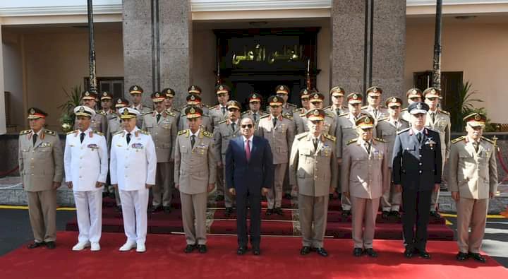 السيسي يرأس اجتماع المجلس الأعلى للقوات المسلحة