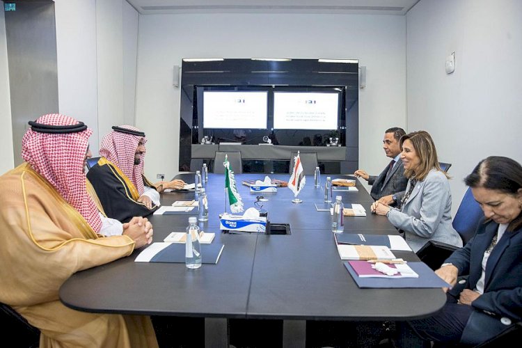 سمو وزير الثقافة السعودي يلتقي نظيرته المصرية في الرياض