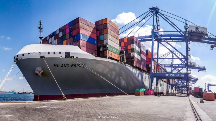 ميناء دمياط يستقبل 43 سفينة حاويات وبضائع عامة