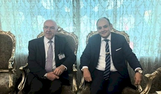 وزير التجارة والصناعة يلتقي نائب وزير الخارجية للدبلوماسية الاقتصادية اليوناني