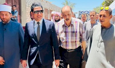 نائب محافظ سوهاج يفتتح محطة تنقية مياه لخدمة 50 ألف نسمة بقرية تونس