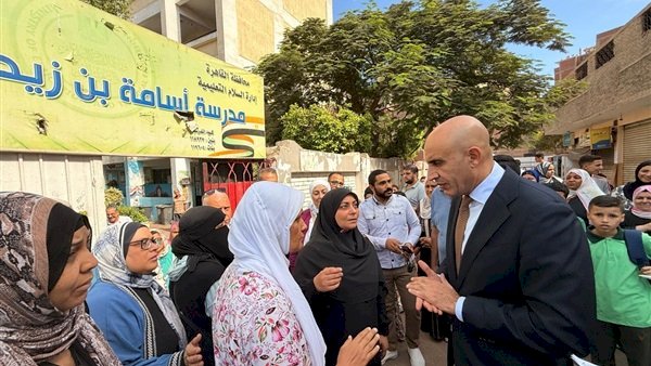 وزير التربية والتعليم يستكمل جولته لمتابعة انطلاق العام الدراسي الجديد بعدد من المدارس