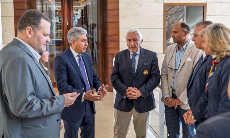 وزير السياحة يلتقي مع الأمين العام ومدير نادي موناكو لليخوت ورئيس مجلس إدارة إحدى كبرى الشركات العالمية العاملة في مجال صناعة اليخوت