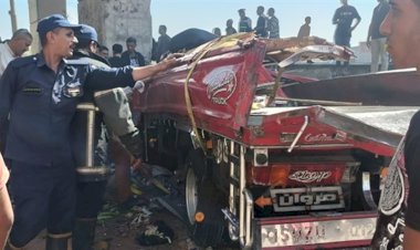 مصرع شخص وإصابة 7 آخرين فى حادث تصادم بكفر الدوار بالبحيرة