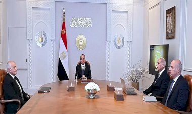 الرئيس السيسى يلتقى رئيس صندوق تكريم شهداء ومصابى العمليات الحربية والإرهابية