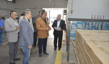 وزير الدولة للإنتاج الحربي يتابع مراحل التصنيع بشركة بنها للصناعات الإلكترونية (مصنع 144 الحربي)