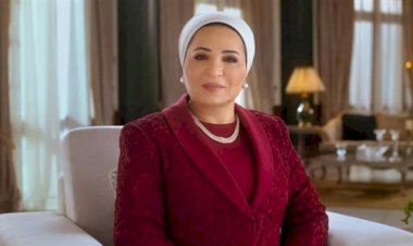 السيدة انتصار السيسى تنشر فيديو للمتحف المصرى وترحب بضيوف مصر