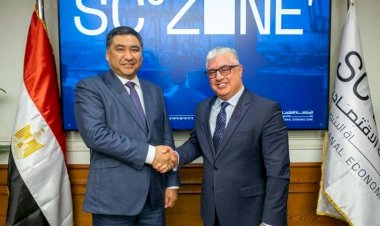 رئيس اقتصادية قناة السويس يستقبل النائب الأول لرئيس مجلس الوزراء القرغيزي لبحث فرص التعاون المشترك