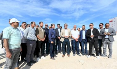 وزير الإسكان يتفقد مشروعي M8 by the lake وبوغاز توصيل المياه لبحيرة نيو مارينا