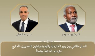 اتصال هاتفي بين وزير الخارجية ونظيره النيجيري