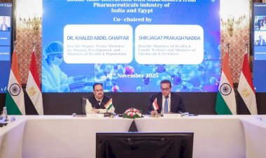 وزير الصحة يشارك نظيره الهندي في مائدة مستديرة لبحث سبل التعاون في توطين صناعة الدواء واللقاحات