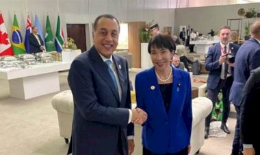 رئيس الوزراء يلتقى رئيسة وزراء اليابان