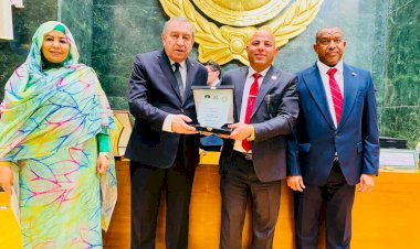 تكريم عربي للمهندس هيثم حسين بجامعة الدول العربية تقديراً لجهوده في خدمة النازحين وإعادة الإعمار