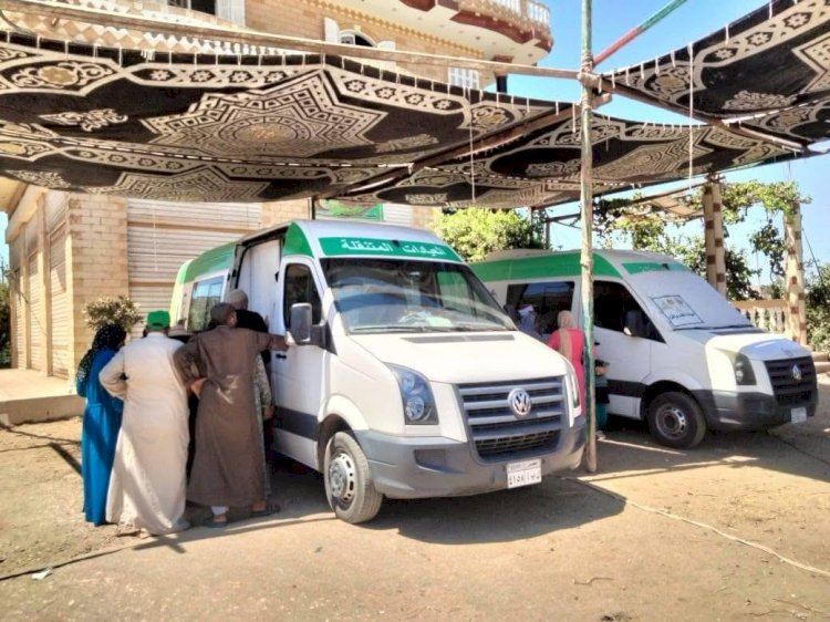 انطلاق قافلة طبية مجانية بقرى دمياط