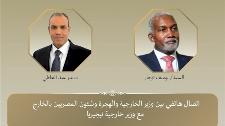 اتصال هاتفي بين وزير الخارجية ونظيره النيجيري
