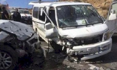 إصابة 10 أشخاص في حادث تصادم على الطريق الزراعي السريع بـ قها