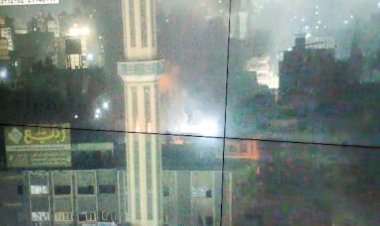 توجيه عاجل من محافظ الدقهلية بعد حريق في سوق الخواجات بالمنصورة