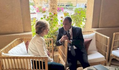 وزير الخارجية يلتقي مع مستشارة الرئيس الفرنسي لشئون الشرق الأوسط على هامش منتدى صير بنى ياس