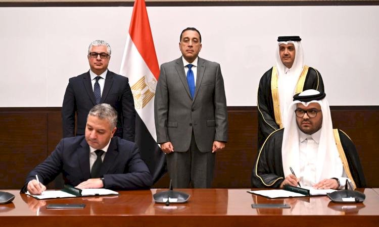 مدبولي يشهد توقيع عقد مشروع شركة "المانع" القابضة القطرية لإنتاج وقود الطائرات المستدام بالسخنة