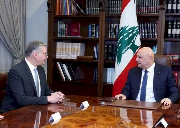 الرئيس اللبناني يستقبل وزير البترول والثروة المعدنية والوفد المرافق