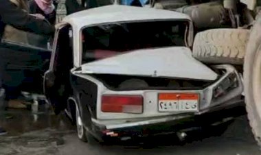 النقل عجن التاكسي.. إصابة 3 أشخاص في حادث تصادم أعلى كوبري الواسطى بأسيوط