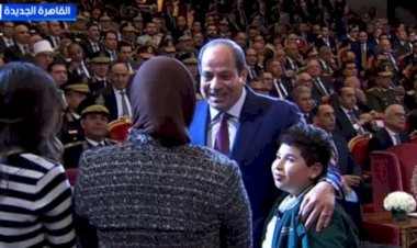 نجل الشهيد رامي هلال: الرئيس السيسي جاب حق بابا وأنا فخور إنى ابنه