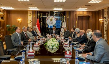 وزير الدولة للإنتاج الحربي يستقبل وفد لجنة الطاقة والبيئة بمجلس الشيوخ