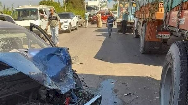 مصرع شابين وإصابة ثالث فى حادث تصادم على طريق منية النصر بالدقهلية