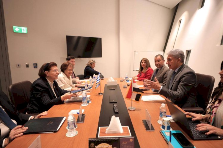 وزير السياحة يستقبل وزيرة ثقافة اليونان خلال زيارتها الرسمية الحالية إلى مصر