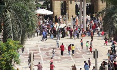 إقبال متزايد على «حديقة الأزهر» في ثاني أيام العيد بمشاركة لافتة للأجانب