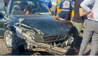 إصابة 6 أشخاص في حادث تصادم سيارتين بأسيوط