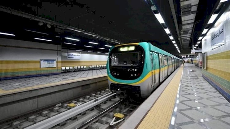 مترو الأنفاق: فصل التيار الكهربائي بمحطتي ساقية مكي والمنيب بالخط الثاني